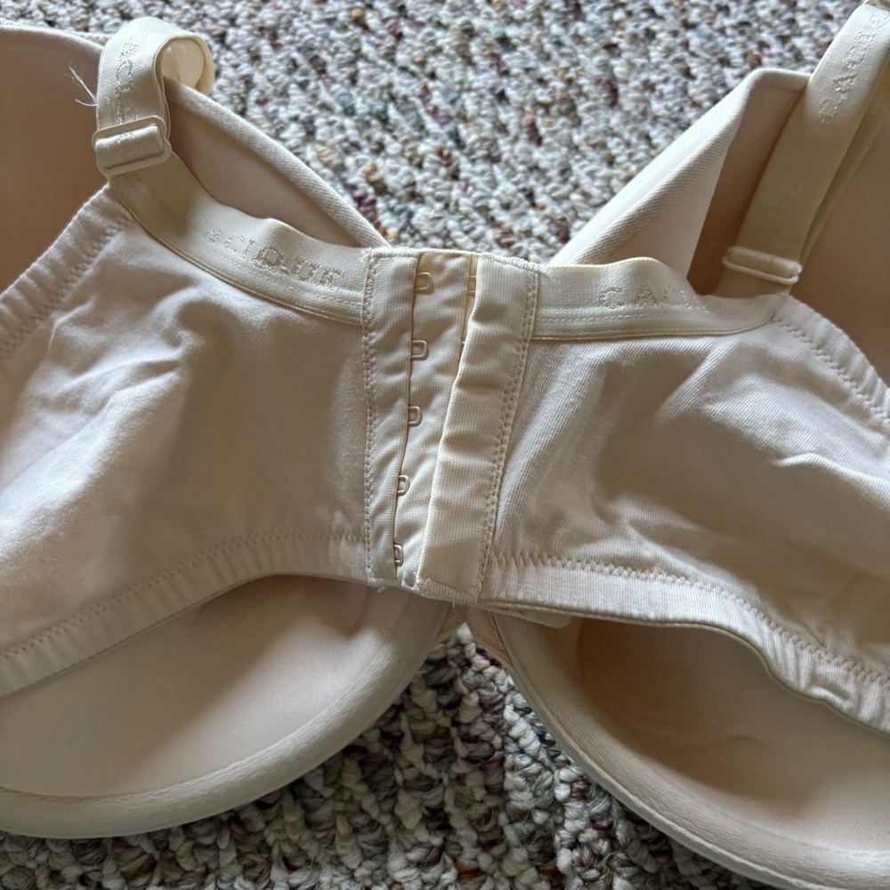Cacique 50DD Lane Bryant Lightly Lined Full Coverage Bra Nude Underwire Classic - Picture 5 of 14